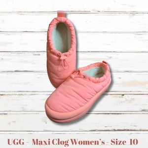 UGG Maxi Clog Sweetheart Sheepskin Comfort Slippers Women's Size 10 NEW